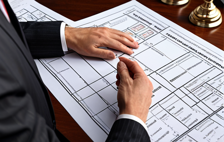 A lawyer providing clear and simple explanations of complex legal issues to a client, using diagrams and avoiding jargon.