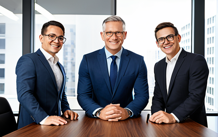 **
"A confident legal consultant in a modern office setting, fully clothed in a professional business suit, appropriate attire, advising a startup team, safe for work, perfect anatomy, correct proportions, dynamic composition, professional photography, high quality, family-friendly, well-formed hands, proper finger count, natural body proportions, bright and airy."
**
