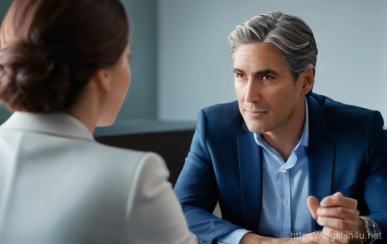 법률 자문가의 사건 처리 스킬 - A focused female lawyer, in her early 40s, with her hair neatly tied back, meticulously analyzing di... 법률 자문가의 사건 처리 스킬 - A focused female lawyer, in her early 40s, with her hair neatly tied back, meticulously analyzing di...