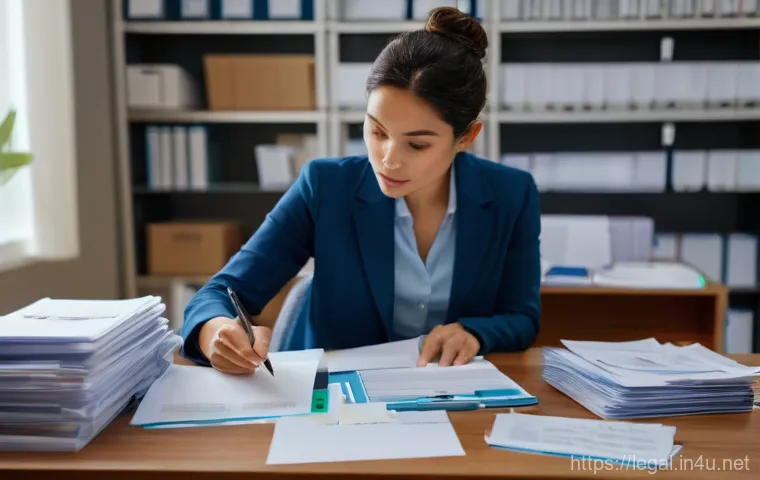 법률자문가의 법적 대응 전략 - **Prompt 1: Initial Legal Consultation**
    A concerned individual, dressed in business casual atti...